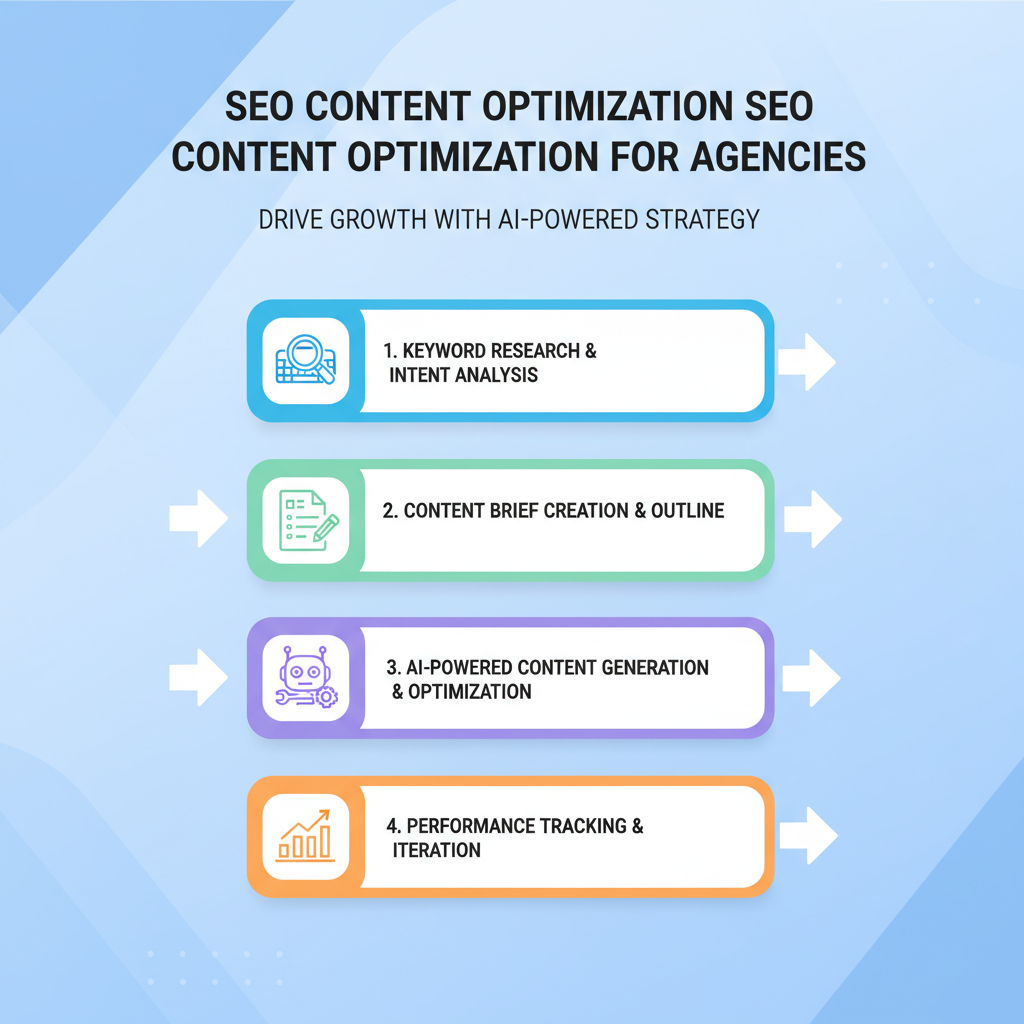 Master SEO Content Optimization for Agencies - illustration