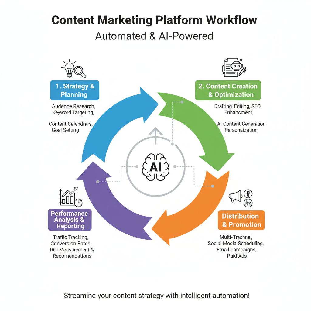 Boost ROI: Content Marketing Platform - illustration