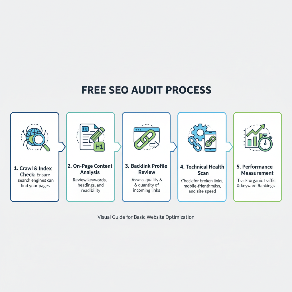 Free SEO Audit Tools Explained Simply - illustration
